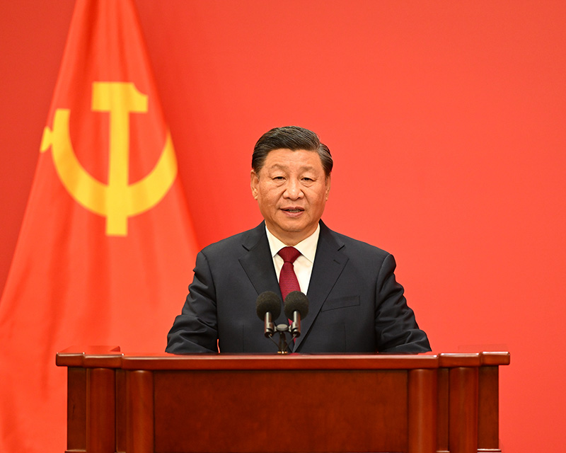 習(xí)近平在二十屆中共中央政治局常委同中外記者見(jiàn)面時(shí)強(qiáng)調(diào)：始終堅(jiān)持一切為了人民一切依靠人民 以中國(guó)式現(xiàn)代化全面推進(jìn)中華民族偉大復(fù)興